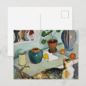 Carte Postale Macke - Le fantôme dans les couloirs de la maison (Devant / Derrière)