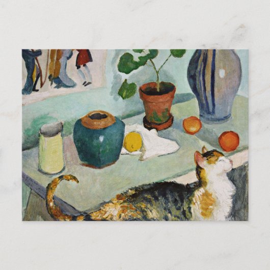 Carte Postale Macke - Le fantôme dans les couloirs de la maison (Devant)