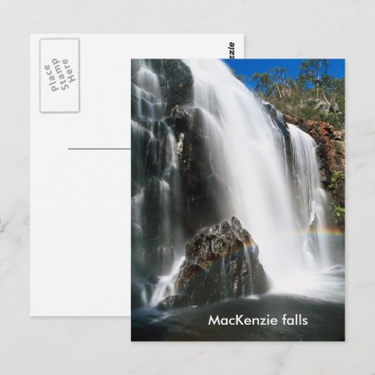 Carte Postale MacKenzie falls (Devant / Derrière)