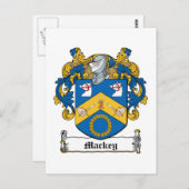 Carte Postale Mackey Family Crest (Devant / Derrière)