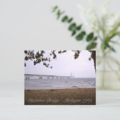 Carte Postale Mackinac Bridge Michigan (Debout devant)