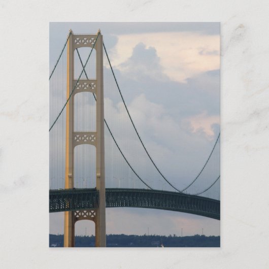 Carte Postale Mackinac Bridge, Michigan, États-Unis (Devant)