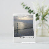 Carte postale Mackinac Bridge Upper Peninsula Mich (Debout devant)