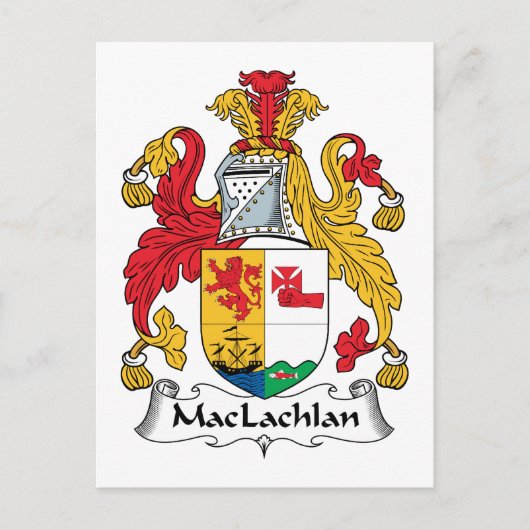 Carte Postale MacLachlan Family Crest (Devant)