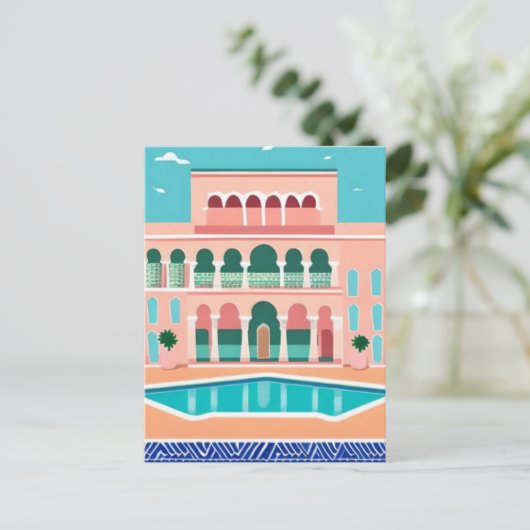 Carte Postale Macocco Marrakech (Debout devant)