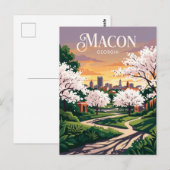 Carte Postale Macon États-Unis (Devant / Derrière)
