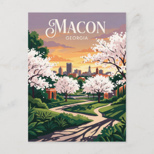 Carte Postale Macon États-Unis