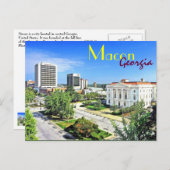 Carte Postale Macon, Géorgie, États-Unis (Devant / Derrière)
