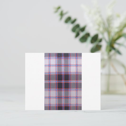 CARTE POSTALE MACPHERSON CHASSE TARTAN (Debout devant)