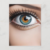 Carte Postale Macro oeil femelle (Devant)