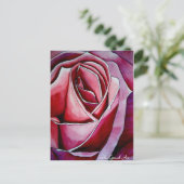 Carte Postale Macro rose (Debout devant)