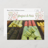 Carte Postale Macros français Paris France (Devant / Derrière)