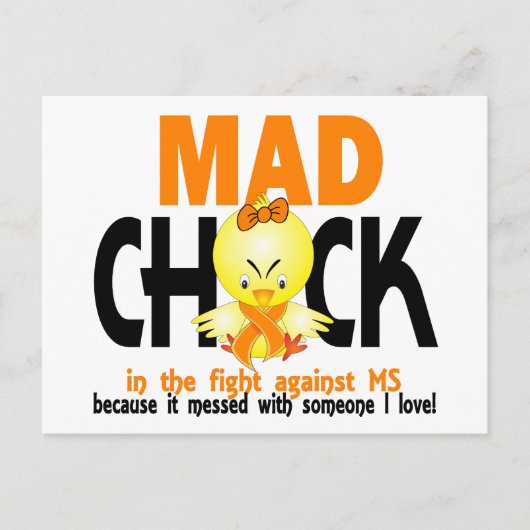 Carte Postale Mad Chick dans le combat MS (Devant)