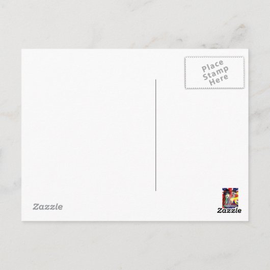 Carte postale Mad Hatter (Dos)