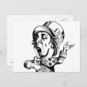 Carte Postale Mad Hatter (Devant / Derrière)