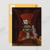 Carte postale Mad Hatter (Devant / Derrière)