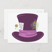 Carte Postale Mad Hatter Casquette (Devant / Derrière)