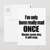 Carte Postale Mad Once (Devant / Derrière)