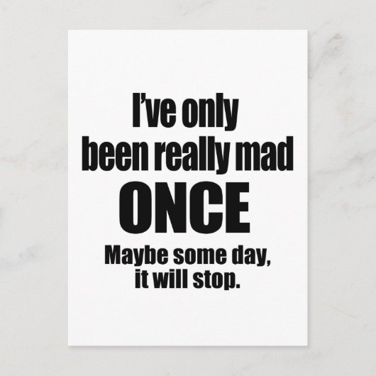 Carte Postale Mad Once (Devant)