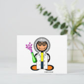 Carte Postale Mad scientifique (simple) (Debout devant)