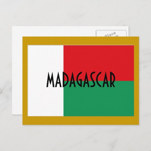 Carte postale Madagascar (Devant / Derrière)