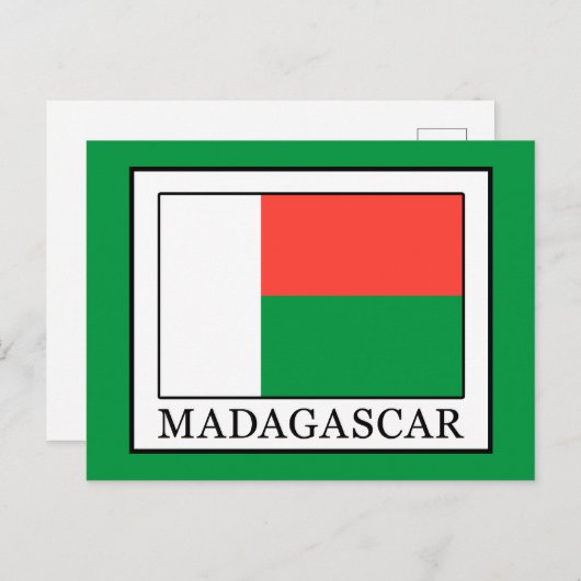 Carte Postale Madagascar (Devant / Derrière)