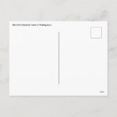 Carte postale Madagascar (Dos)