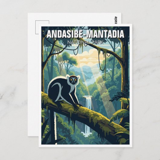Carte Postale Madagascar Andasibe-Mantadia Parc National Voyage (Devant / Derrière)