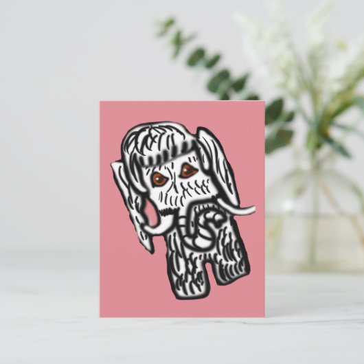 Carte Postale Madalynne La Mammoth (Debout devant)