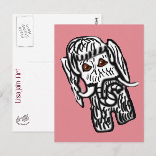 Carte Postale Madalynne La Mammoth (Devant / Derrière)