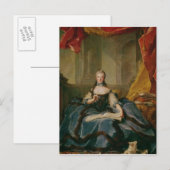 Carte Postale Madame Adelaide de France en tenue de cour, 1758 (Devant / Derrière)