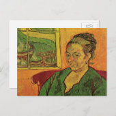 Carte Postale Madame Augustine Roulin par Vincent van Gogh (Devant / Derrière)