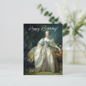 Carte Postale Madame Bergeret 1766 Boucher Joyeux Anniversaire (Debout devant)
