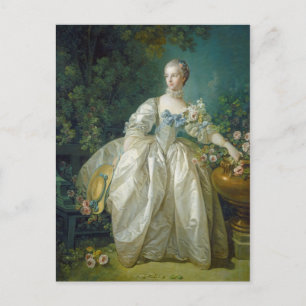 Carte Postale Madame Bergeret, c. 1766 (huile sur toile)