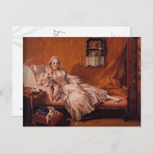 Carte Postale Madame Boucher par François Boucher (Devant / Derrière)