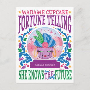 Carte Postale Madame Cupcake Fortune