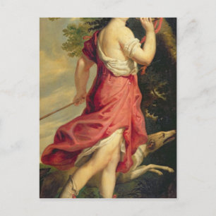 Carte Postale Madame de Montespan comme Diana la Chasse