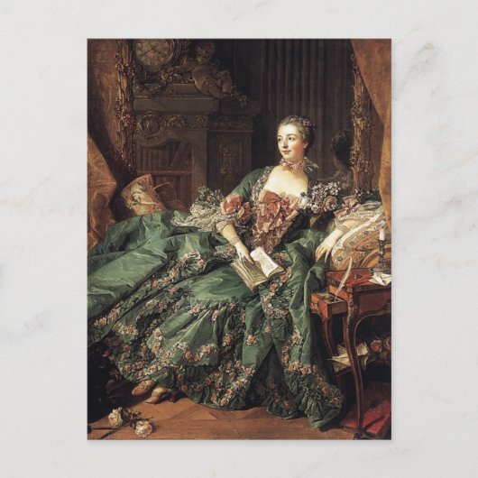 Carte Postale Madame de Pompadour (Devant)
