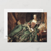 Carte Postale Madame de Pompadour (Devant / Derrière)