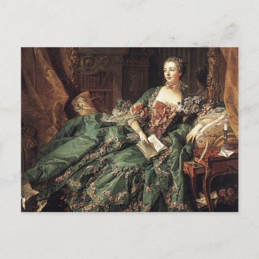 Carte Postale Madame de Pompadour (Devant)