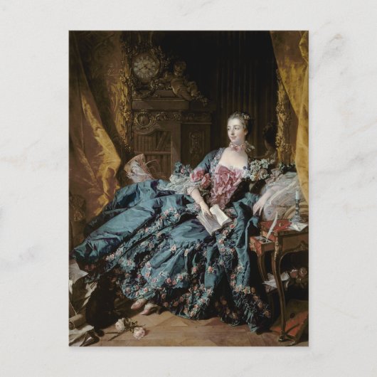 Carte Postale Madame de Pompadour, 1756 (Devant)