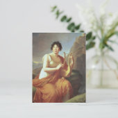 Carte Postale Madame de Stael, Corinne, 1809 (Debout devant)