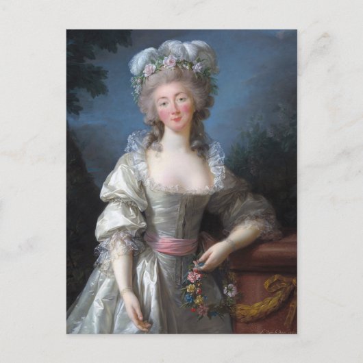 Carte Postale Madame du Barry 1782 (Devant)