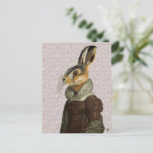 Carte Postale Madame Hare (Debout devant)
