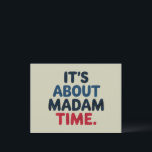 Carte Postale Madame la Présidente Élection 2024 Vote démocrate<br><div class="desc">Madame la Présidente Élection 2024 Vote Démocrate Vote Élection Présidentielle Candidat Politique Campagne</div>