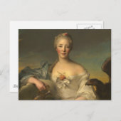 Carte Postale Madame Le Fèvre de Caumartin comme Hebe (Devant / Derrière)