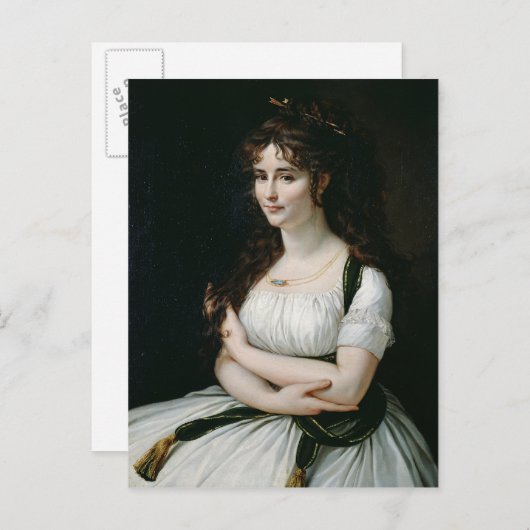 Carte Postale Madame Pasteur (Devant / Derrière)