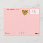 Carte Postale MADAME POMPADOUR / Elégante mode beauté (Dos)