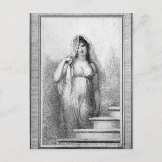 Carte Postale Madame Recamier (Devant)