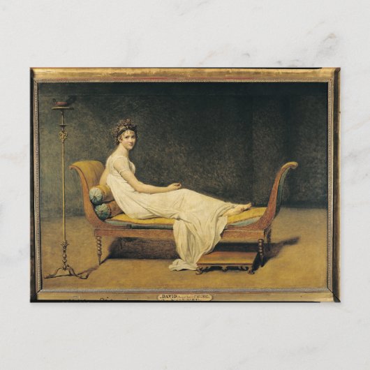 Carte Postale Madame Recamier, 1800 (Devant)